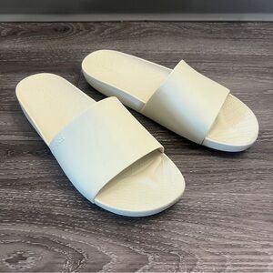 Crocs Women's Cream Slide Sandals